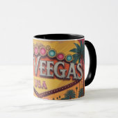 Retro Las Vegas Lights マグカップ (正面右)