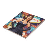 Retro Las Vegas Pin-up タイル (側面)