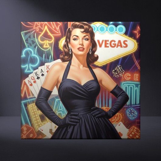 Retro Las Vegas Pin-up タイル