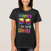 Retro Last Day of School s Out For Summer Teacher  Tシャツ (正面)