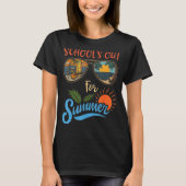 Retro Last Day of School s Out For Summer Teacher  Tシャツ (正面)