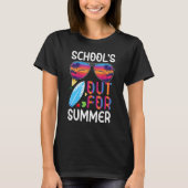 Retro Last Day of School s Out For Summer Teacher Tシャツ (正面)