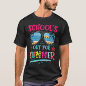 Retro Last Day of School's Out For Summer Teacher  Tシャツ (正面)