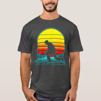 Retro Lawn Bowls Vaporwave gift gift Tシャツ