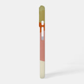 Retro Layered Organic Forms iPhone 16ケース (左側面)