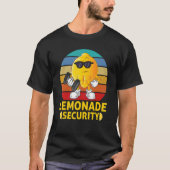 Retro Lemonade Security Lemonade Lemon Stand Secu Tシャツ (正面)