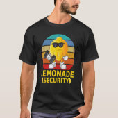 Retro Lemonade Security  Lemonade Lemon Stand Secu Tシャツ (正面)
