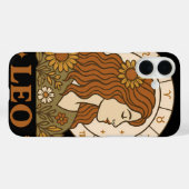 Retro Leo Zodiac Boho Floral Astrology Case-Mate iPhoneケース (裏面 (横))