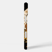 Retro Leo Zodiac Boho Floral Astrology Case-Mate iPhoneケース (裏面 / 右)