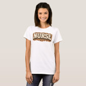 Retro Leopard Print Nurse Trendy RN LPN Graphic Tシャツ (正面フル)