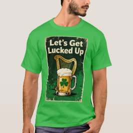 Retro Let's Get Lucked Up Tシャツ