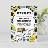 Retro Let's Party Birthday 招待状 (スタンド正面)