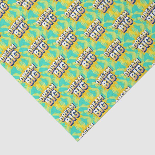 Retro lettering dream big text 薄葉紙 (詳細)