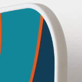 Retro Lifeguard Circle Stripe with Name ピックルボールラケット (左詳細)