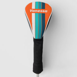 Retro Lifeguard Pin Striped with Name ゴルフヘッドカバー