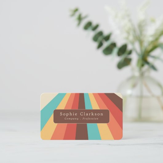 Retro Lines 名刺 (スタンド正面)