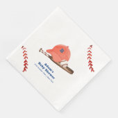 Retro LIttle Slugger Baseball Boy Baby Shower (コーナー)