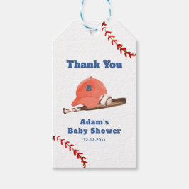 Retro LIttle Slugger Baseball Boy Baby Shower  ギフトタグ