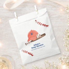 Retro LIttle Slugger Baseball Boy Baby Shower  フェイバーバッグ