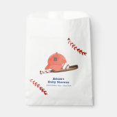 Retro LIttle Slugger Baseball Boy Baby Shower  フェイバーバッグ (正面)