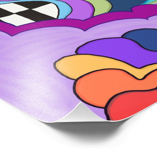 Retro Love フォトプリント (角)