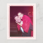 Retro Love Struck Hand Drawn Cupid Budget Wedding (裏面)