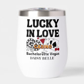 Retro Lucky In Love Vegas Bachelorette   (正面)