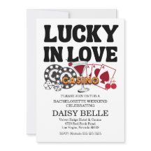 Retro Lucky In Love Vegas Bachelorette  