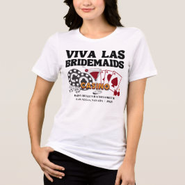 Retro Lucky In Love Vegas Bachelorette T-Shirt トライブレンドＴシャツ