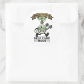Retro Magic Potion Self Care Mode Fitness Gift ラウンドシール (バッグ)