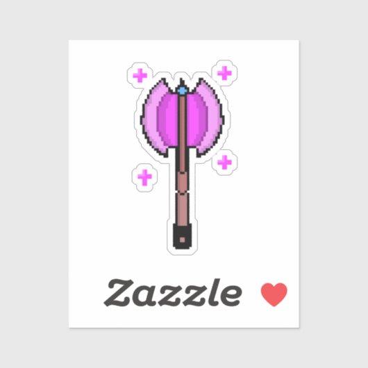 Retro Magical Axe シール (シート)