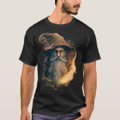 Retro Magical Wizard Fantasy Tシャツ (正面)