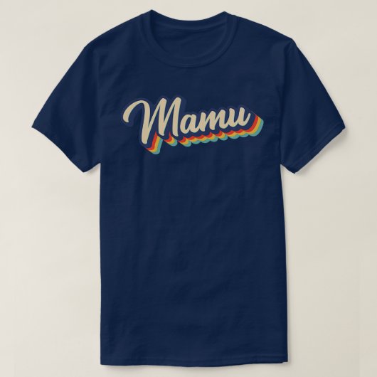Retro Mamu  Father's Day Pullover  Tシャツ (デザイン正面)