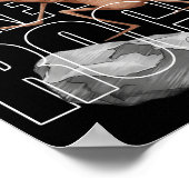 Retro Marcus The Worm I Don't Like This Rock ポスター (角)