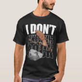 Retro Marcus The Worm I Don't Like This Rock  Tシャツ (正面)