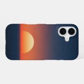 Retro Marine Horizon iPhone 16ケース (裏面横)