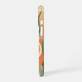 Retro Marine Plants iPhone 16ケース (左側面)