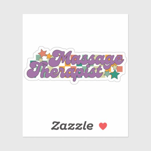 Retro Massage Therapist シール (シート)