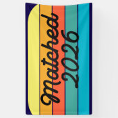 Retro Match Day 2026 Celebration Residency 横断幕 (縦)