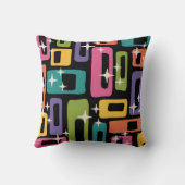 Retro MCM Abstract Atomic Age Pattern クッション (裏面)