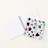 Retro Memphis Geometric Pattern ノートブック (内部)