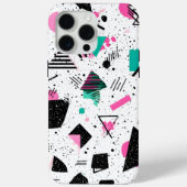 Retro Memphis Geometric Pattern Case-Mate iPhoneケース (裏面)
