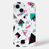 Retro Memphis Geometric Pattern Case-Mate iPhoneケース (裏面)