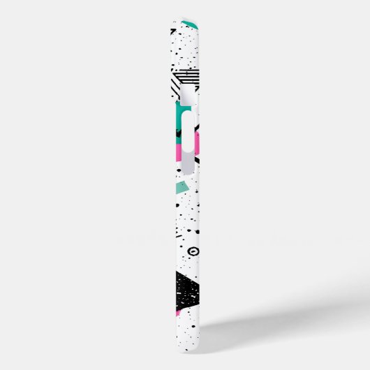 Retro Memphis Geometric Pattern Case-Mate iPhoneケース (裏面 / 左)
