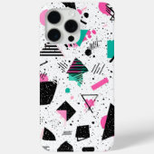 Retro Memphis Geometric Pattern Case-Mate iPhoneケース (裏面)