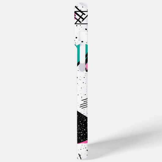 Retro Memphis Geometric Pattern Case-Mate iPhoneケース (裏面 / 左)