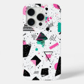 Retro Memphis Geometric Pattern Case-Mate iPhoneケース (裏面)