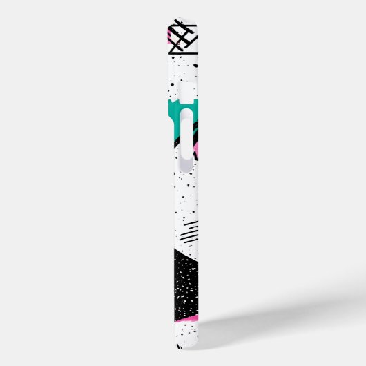 Retro Memphis Geometric Pattern Case-Mate iPhoneケース (裏面 / 左)