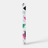 Retro Memphis Geometric Pattern iPhone 15ケース (左側面)