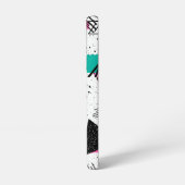 Retro Memphis Geometric Pattern Samsung Galaxyケース (左側面)